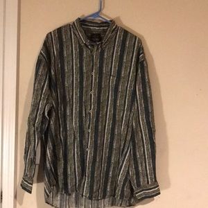 Mens long sleeve button down